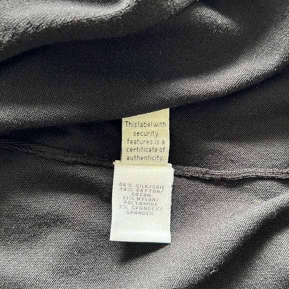 DVF - black silk/cotton blend wrap sweater- size S - Picture 4 of 4